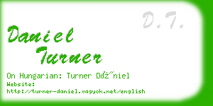 daniel turner business card